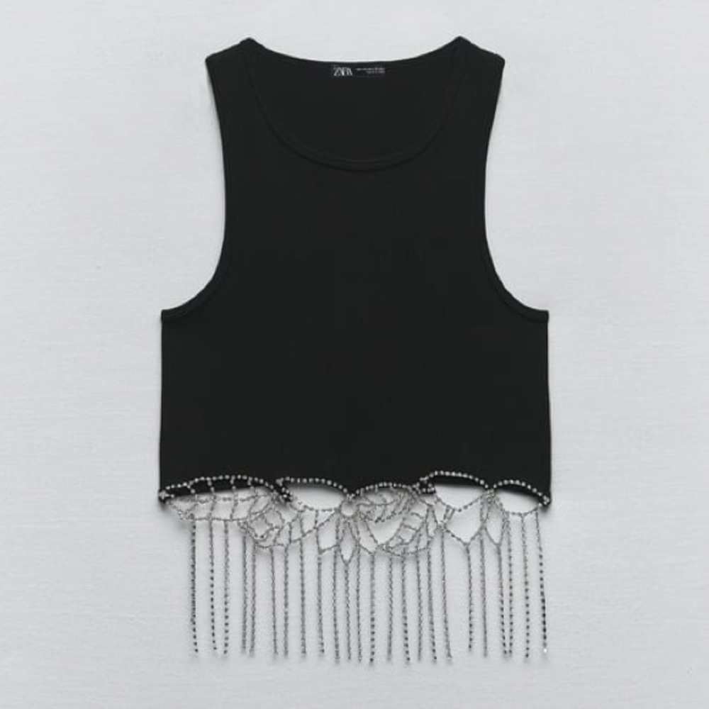 ZARA Jewel Top